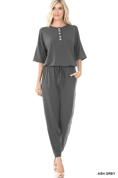 Ash Grey Jumpsuit