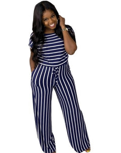 Stripe Jumpsuit