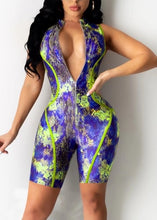 Load image into Gallery viewer, Snakeskin Bodycon Romper
