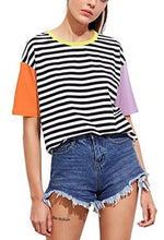 Load image into Gallery viewer, Stripe Colorblock Shirt
